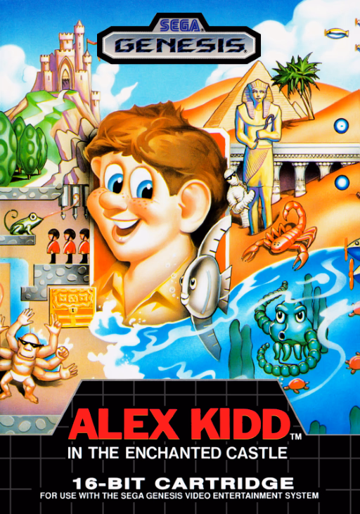 Alex Kidd in the Enchanted Castle — Estados Unidos