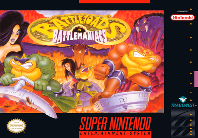Cover of Battletoads in Battlemaniacs