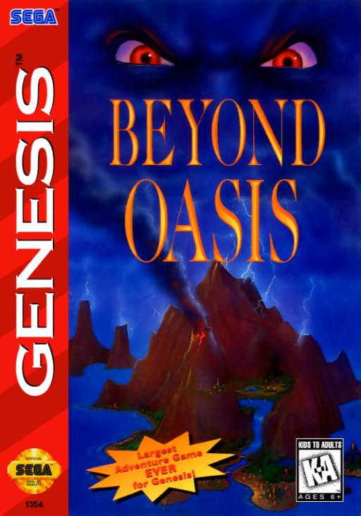 Beyond Oasis — Estados Unidos