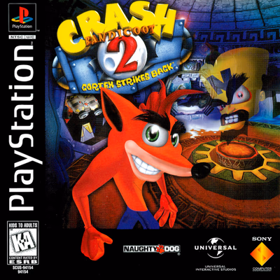 Cover of Crash Bandicoot 2: Cortex Strikes Back