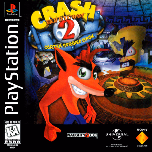 Crash Bandicoot 2: Cortex Strikes Back — Estados Unidos