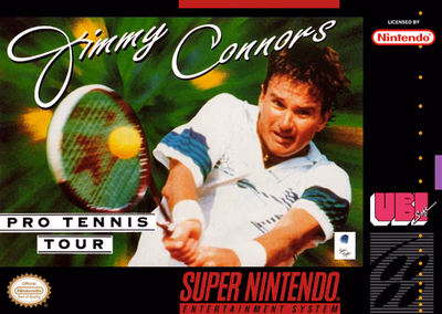Cover of Jimmy Connors Pro Tennis Tour