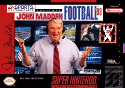 Cover of John Madden Football '93
