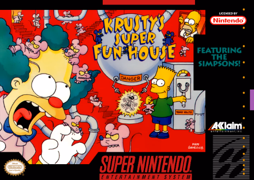 Krusty's Super Fun House — Estados Unidos