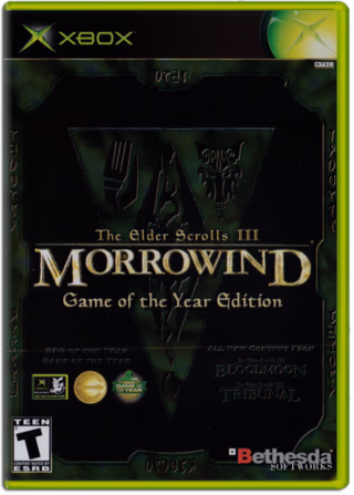 Cover of The Elder Scrolls III: Morrowind — Game of the Year Edition
