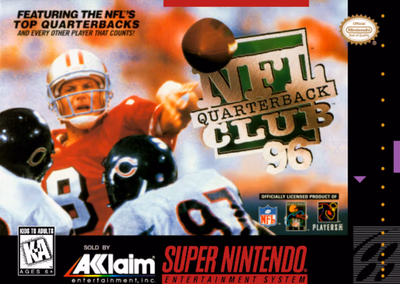 Cover of NFL Quarterback Club 96