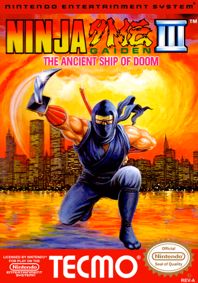 Cover of Ninja Gaiden III: The Ancient Ship of Doom