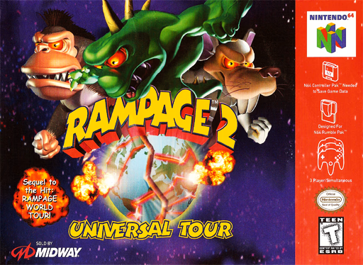 Rampage 2: Universal Tour — Estados Unidos