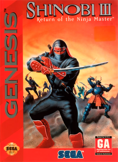 Cover of Shinobi III: Return of the Ninja Master