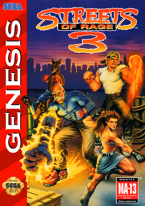 Streets of Rage 3 — Estados Unidos