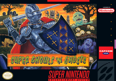 Cover of Super Ghouls 'N Ghosts