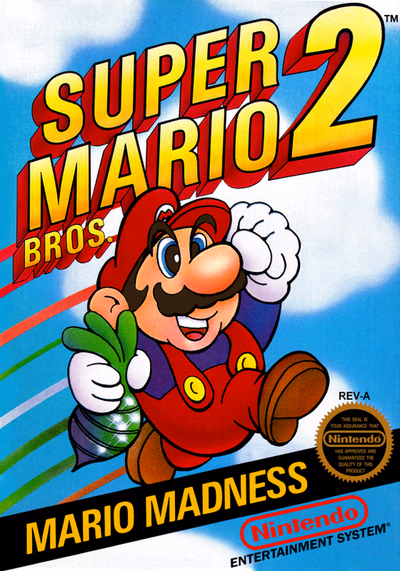 Cover of Super Mario Bros. 2