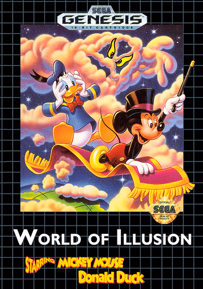Cover of World of Illusion Starring Mickey Mouse and Donald Duck